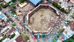 At least four dead after stands collapse at bullfight in Colombia