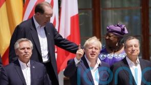 Boris Johnson condemns Putin’s ‘barbarism’ after shopping centre missile strike