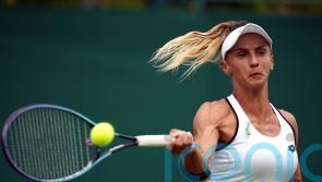 Lesia Tsurenko wears Ukraine ribbon in victory over compatriot Anhelina Kalinina