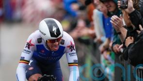 Yves Lampaert claims victory in Copenhagen on wet opening day of Tour de France