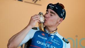 Fabio Jakobsen claims maiden Tour stage win after chaotic finish on day two
