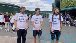 Campaigners in ‘Where is Peng Shuai?’ t-shirts ‘harassed’ by Wimbledon security