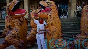 Activists protest over Spain’s San Fermin bull run festival