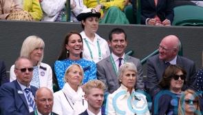 Kate cheers on Cameron Norrie at Wimbledon quarter final