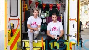 Curtis and AJ Pritchard surprise staff and patients to celebrate birthday of NHS
