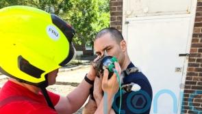 New animal oxygen mask used in rescue of cat from house fire in London