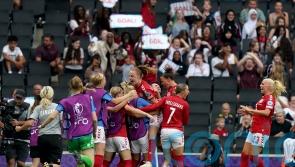 Pernille Harder header earns Denmark win over Finland to keep Euro hopes alive
