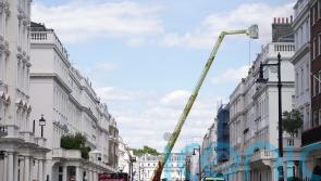 Fire breaks out at multi-million pound block of flats in Belgravia