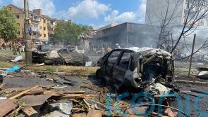 Russia accused of ‘open act of terrorism’ as strike kills 23 in central Ukraine