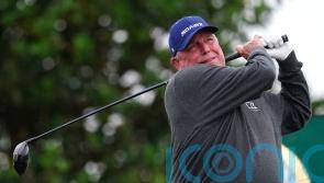 Mark Calcavecchia hits first tee shot on Open farewell