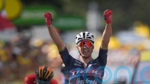 Mads Pedersen outsprints rivals to secure victory on stage 13 of Tour de France