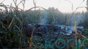 ‘Dangerous chemicals’ fears after cargo plane crashes in northern Greece