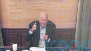 Hoarse Biden ‘feeling better than I sound’ after Covid diagnosis