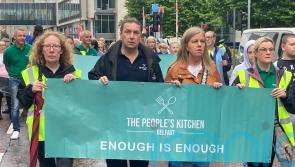 White balloons released as hundreds march to mark drugs-related deaths