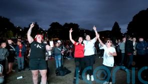 ‘Football’s coming home’ rings out amid emotional scenes after England win