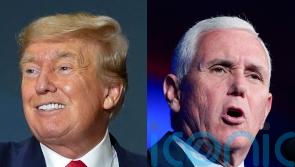 Trump and Pence put stark Republican divide on display