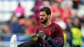 Alisson Becker and Diogo Jota to miss Community Shield for Liverpool