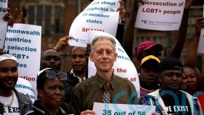 Final part of Queen’s baton relay met with gay rights protest