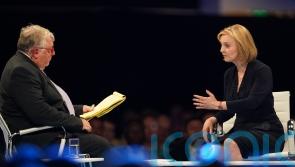 Truss and Sunak take to stage in first official hustings with Tory members