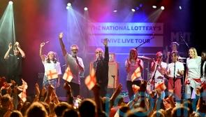 David Baddiel performs special gig with Lightning Seeds ahead of Euro final