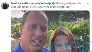 ‘Hope you win’ – Lionesses bolstered by royal support from William and Charlotte