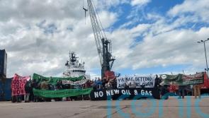 Climate protestors stage ‘mass trespass’ demonstration at Aberdeen Harbour