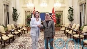 US speaker Nancy Pelosi meets Singapore’s leaders at start of Asia tour