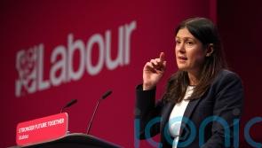 Labour frontbencher Lisa Nandy pictured visiting picket line
