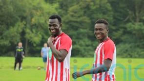 Refugee hopes to become a pro footballer through UK migrants team
