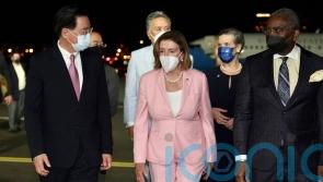US speaker Nancy Pelosi arrives in Taiwan amid rising tensions with China