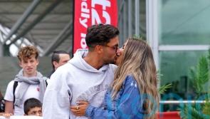 Love Island winners Davide and Ekin-Su touch down in UK