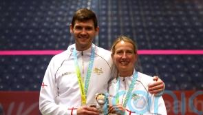 England’s Adrian Waller and Alison Waters settle for silver in mixed doubles