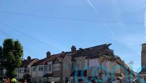 Four-year-old girl feared missing after explosion destroys house