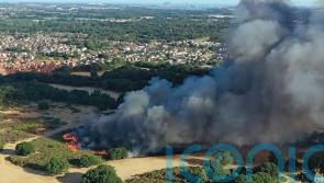 Areas in UK hit by water shortages and grass fires as temperatures start to rise
