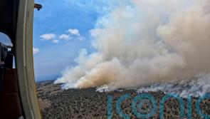 Large wildfire burning amid drought on Hawaii’s Big Island