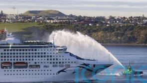 New Zealand welcomes back first cruise ship since pandemic