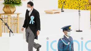 Japanese PM renews no-conflict pledge on anniversary of Second World War defeat