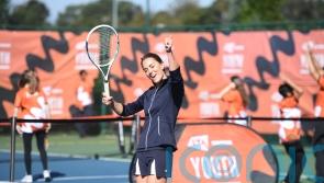 Kate joins forces with Roger Federer for charity tennis event