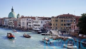 Venice mayor outraged at surfers motoring down Grand Canal