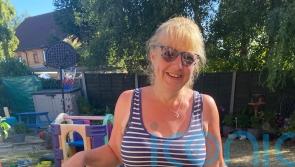An 18st 6lb childminder who gorges on cheese and chocolate sheds 7st after struggling to fasten size 22 skirt on Boxing Day and likes her body