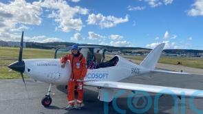 Pilot, 17, lands in UK on round the world record attempt