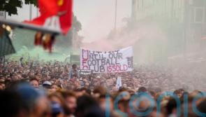 Thousands of Man Utd fans hold anti-Glazer protest before Liverpool clash
