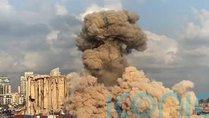 Large section of Beirut port silos collapses