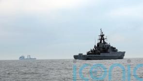 Royal Navy warship shadows Russian tanker through the Channel
