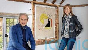 Painting on bedroom wall uncovered as rare collaborative piece by Ben Nicholson