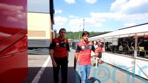 Carlos Sainz leads Ferrari one-two in Belgian Grand Prix practice
