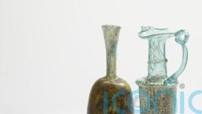 Ancient glass vessels damaged in Beirut blast go on display at British Museum