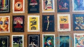 Self-professed ‘movie buff’ makes her mark with mini cross-stitch film posters