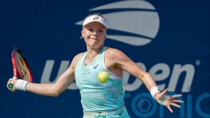 Harriet Dart breaks down in tears after suffering swift defeat to Dalma Galfi