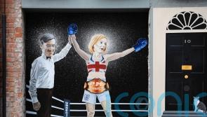 Liz Truss’s ‘knock-out’ victory depicted in updated Belfast mural